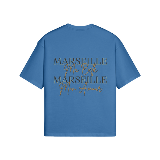 T-SHIRT HOMME MARSEILLE MA BELLE MARSEILLE MON AMOUR BLEU