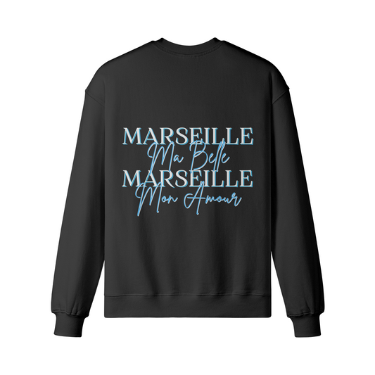 PULL FEMME MARSEILLE MA BELLE MARSEILLE MON AMOUR NOIR